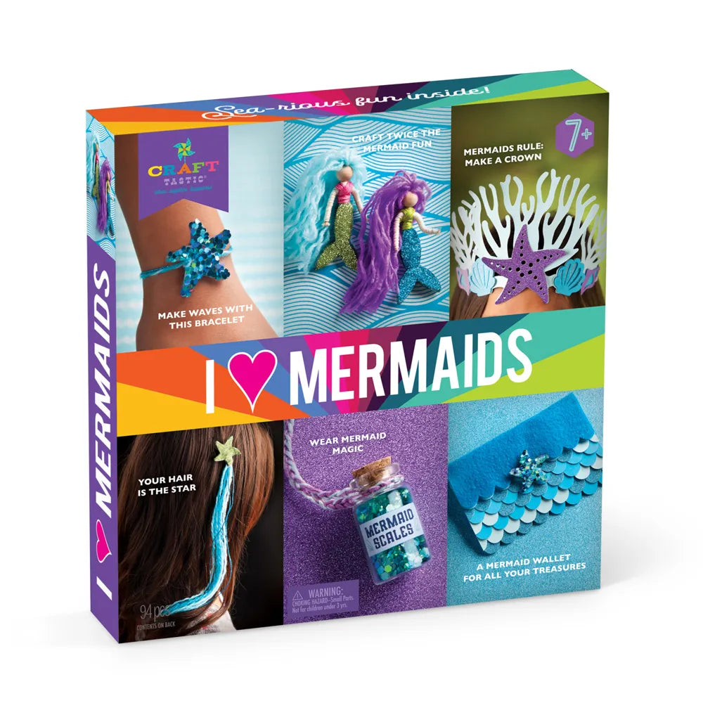 I Love Mermaids Craft Kit by Craft-Tastic #CT1762