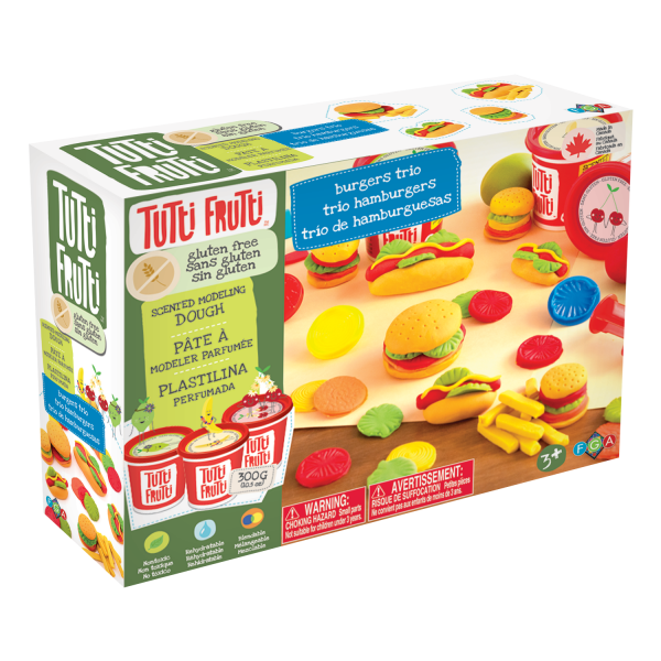Tutti Fruitti Burgers Trio by Family Games America #BJTT17702