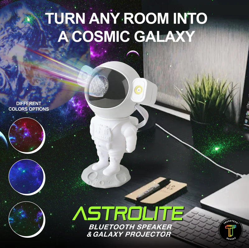 AstroLite Bluetooth Speaker and Projector by Tech Brands