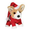 Corgi Mini Soft in Santa Suit by Douglas # 15675