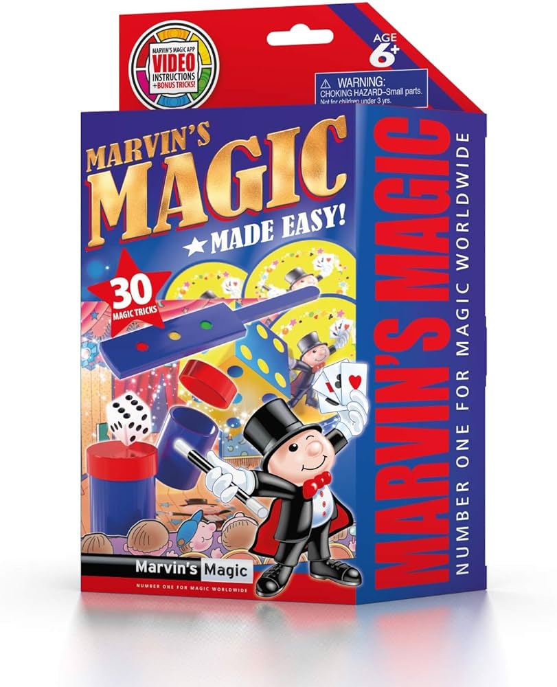 30 Magic Trick Assortment by Marvin’s Magic: Red