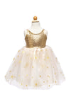 Golden Glam Party Dress Size 3/4 by Great Pretenders #30053