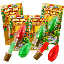 Christmas Light Up Bulb Lollipop