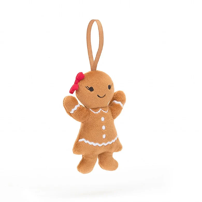 Festive Folly Gingerbread Ruby by Jellycat #FFH6GW