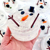Melted Snowman Clear Slime by Kawaii Slime