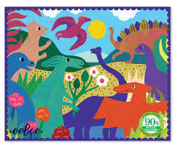 Dinosaurs In The Park 36 PC Mini Puzzle by eeBoo
