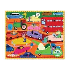 Traffic In The City 36 PC Mini Puzzle by eeBoo