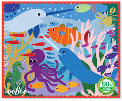 Narwhal & Friends 36 PC Mini Puzzle by eeBoo