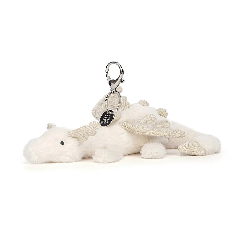 Snow Dragon Bag Charm by Jellycat #SNW4BC