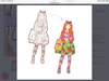 Les Demoiselles Fashion Coloring Nina & Friends by Djeco #DJ9548