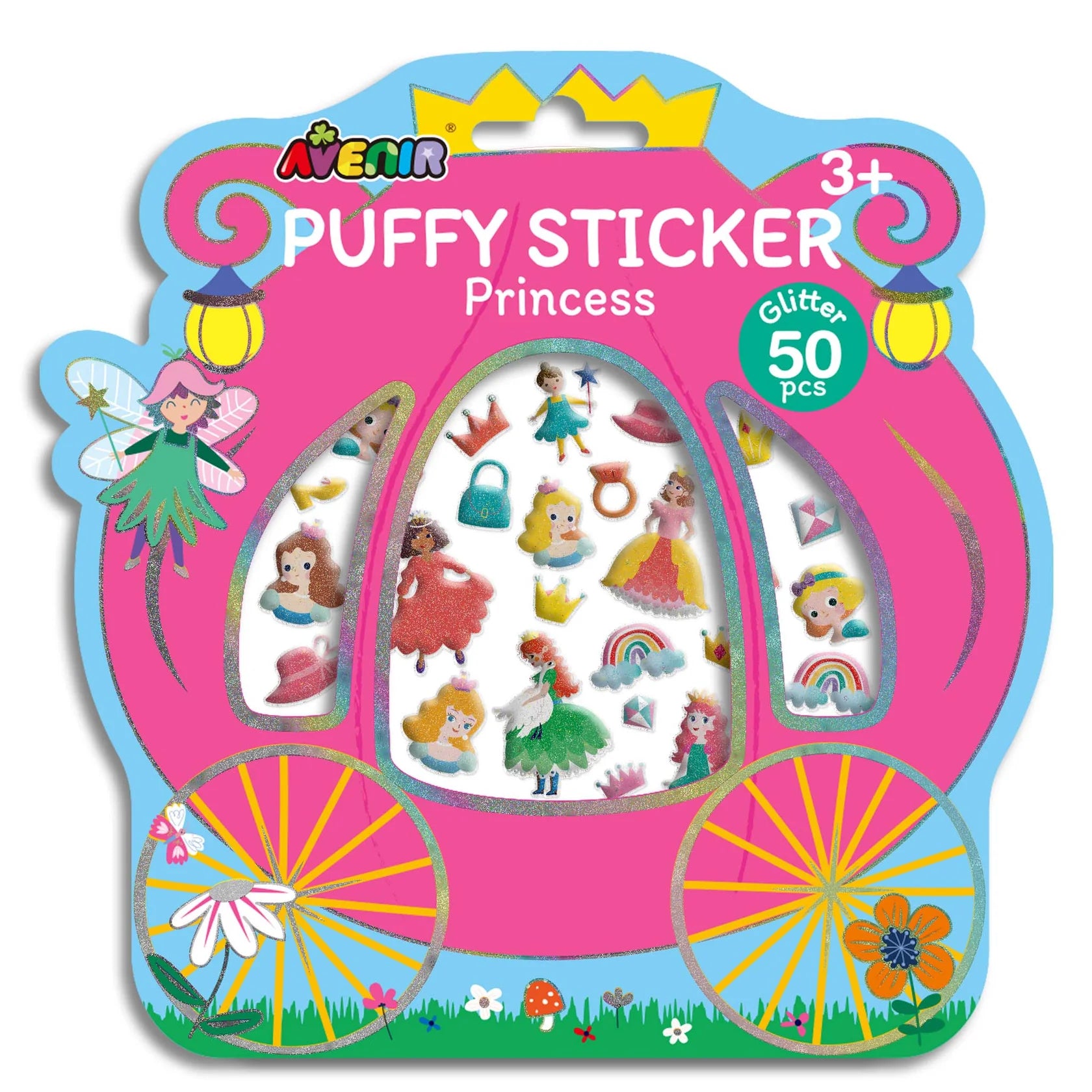 Princess Puffy Stickers by AVENIR #238249