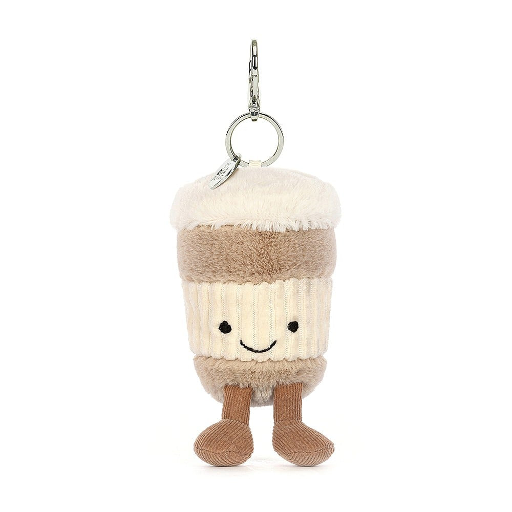 Amuseable Coffee-To-Go Bag Charm by Jellycat #ACOF4BC