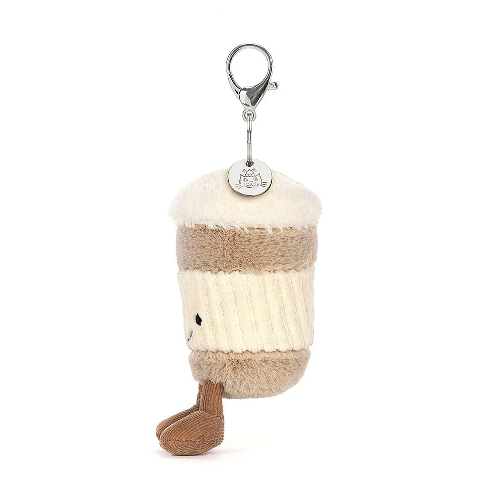 Amuseable Coffee-To-Go Bag Charm by Jellycat #ACOF4BC