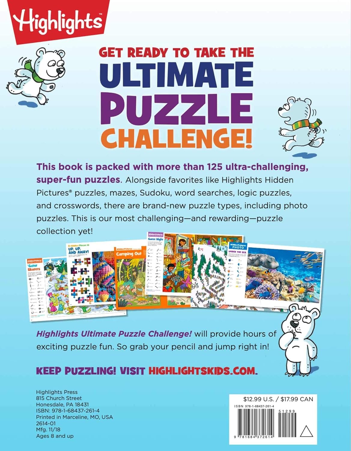 Highlights Ultimate Puzzle Challenge Book