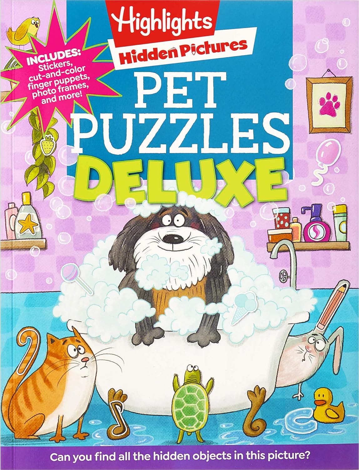 Highlights Pet Puzzles Deluxe Hidden Pictures Book