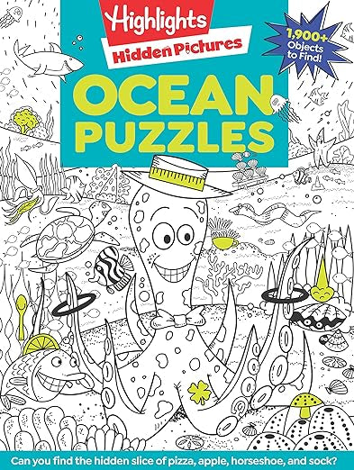 Highlights Hidden Pictures Ocean Puzzle Book