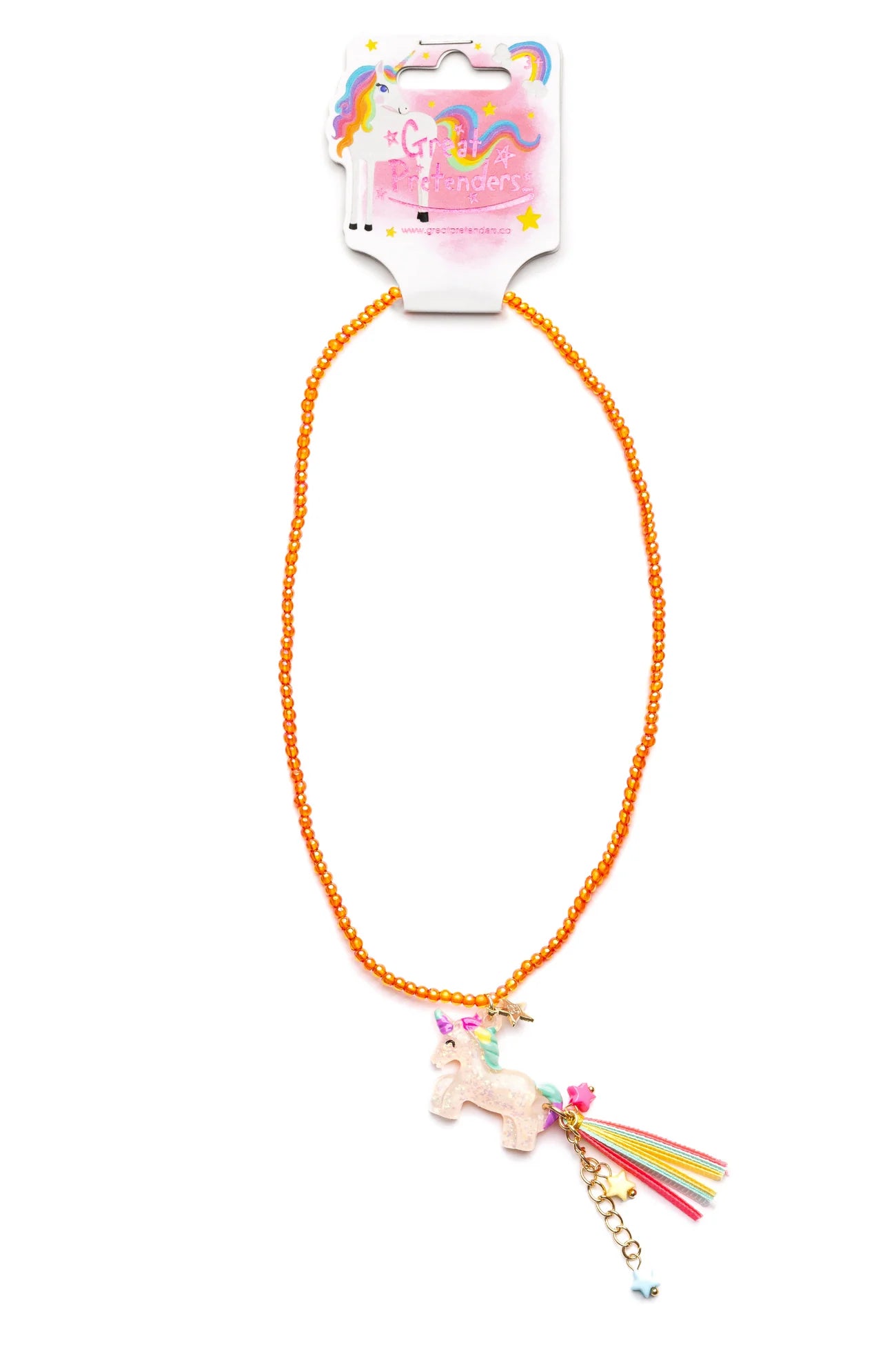 Unicorn Superstar Necklace by Great Pretenders # 86158