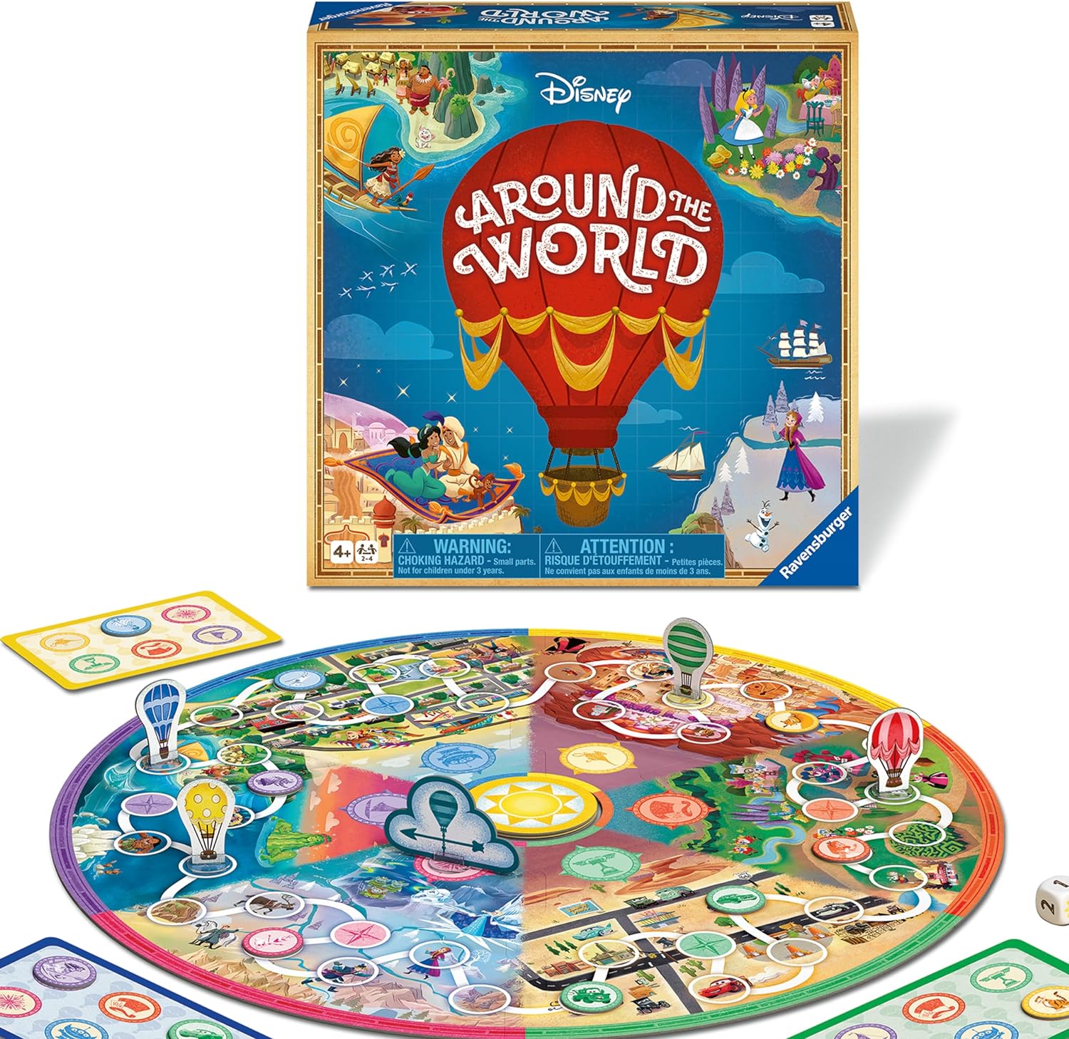 Disney Around the World Board Game by Ravensburger # 22379