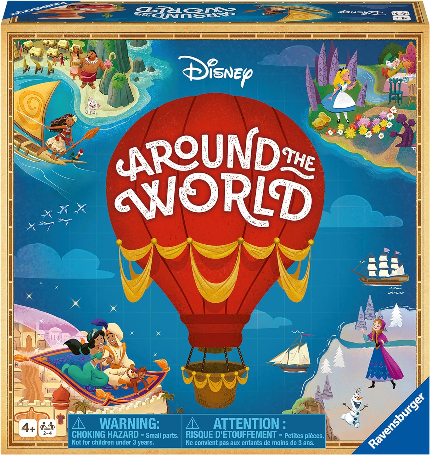 Disney Around the World Board Game by Ravensburger # 22379