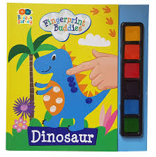 Fingerprint Buddies Book with inkpads - Dinosaur by Buddy & Barney