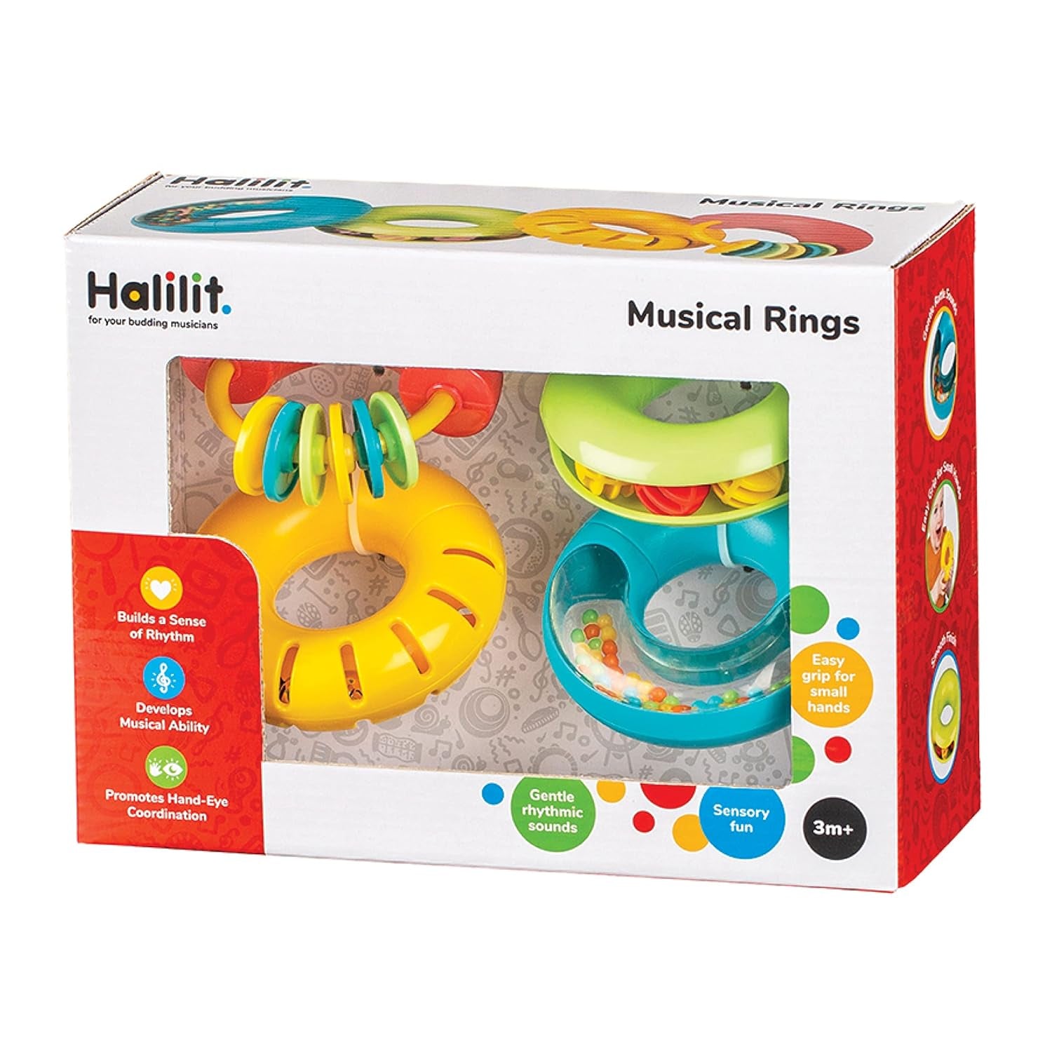 Halilit Musical Rings by Crocodile Creek # MP8888BB