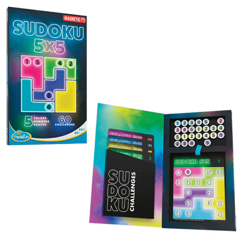 Sudoku 5x5 Magnetic Travel Puzzle Game by Thinkfun # 76591