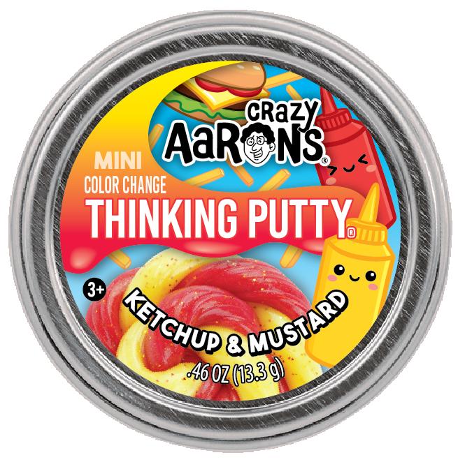 2" Ketchup & Mustard Thinking Putty Crazy Aaron’s