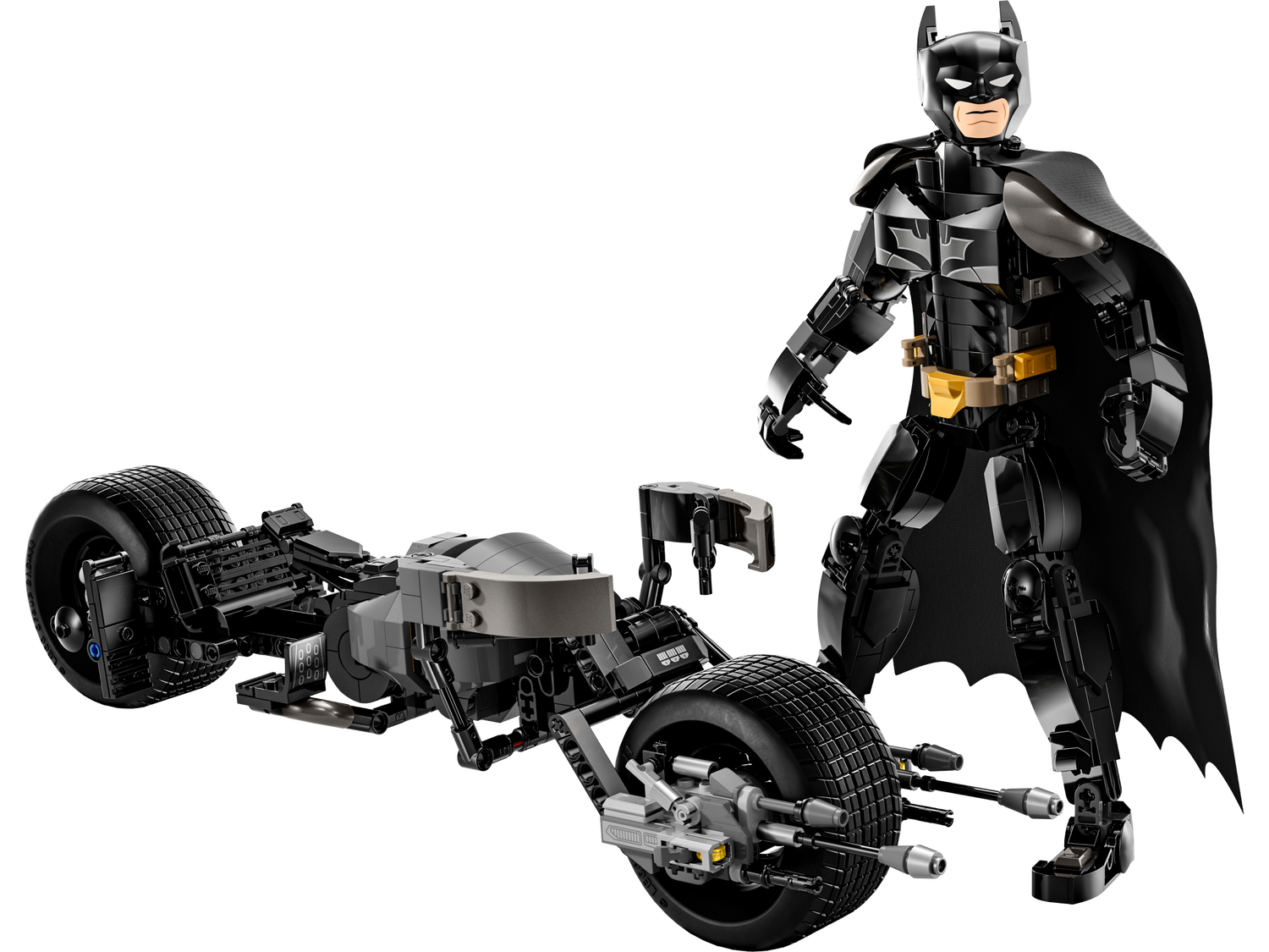 SUPER HEROES DC Batman Construction Figure and the Bat-Pod Bike by LEGO #76273