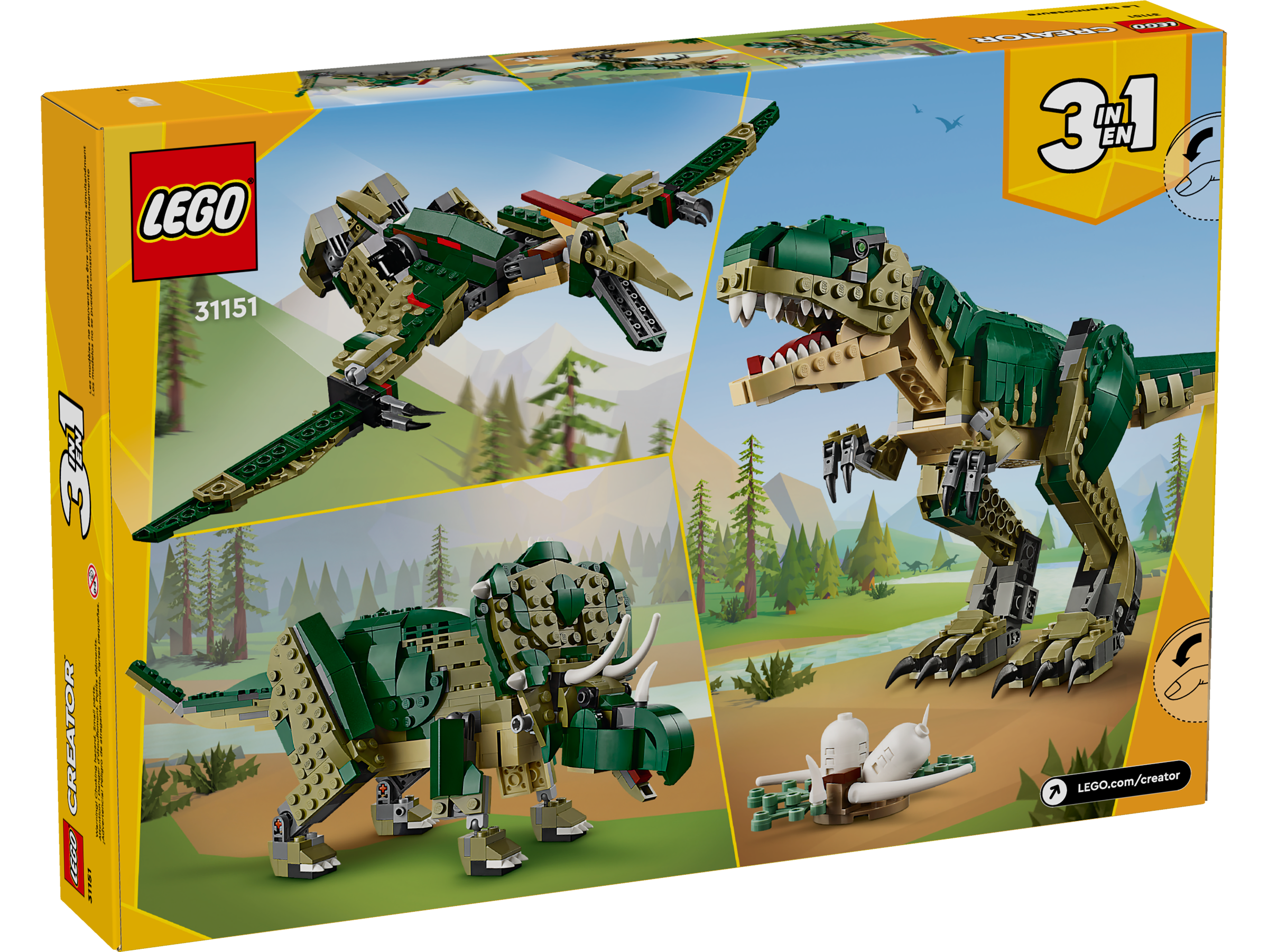 CREATOR 3-in-1 T. Rex by LEGO #31151