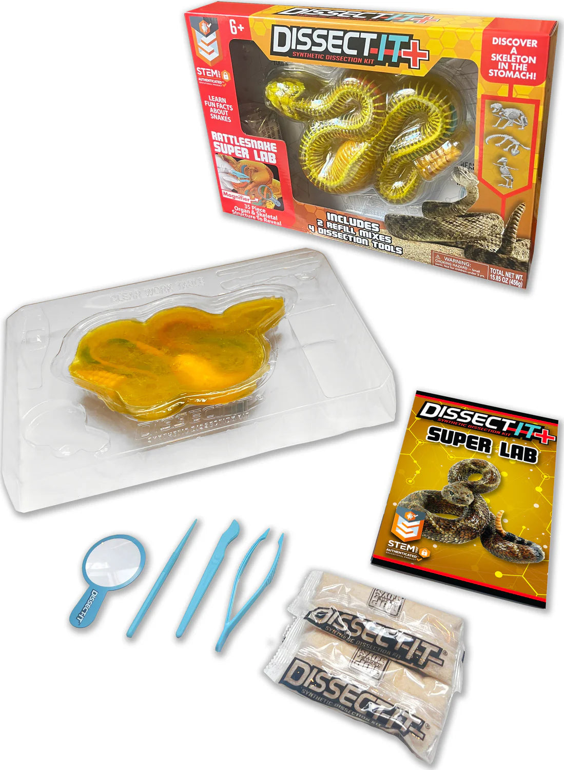 Dissect-It+ Rattlesnake Super Lab Kit by Top Secret Toys # 1225-9906