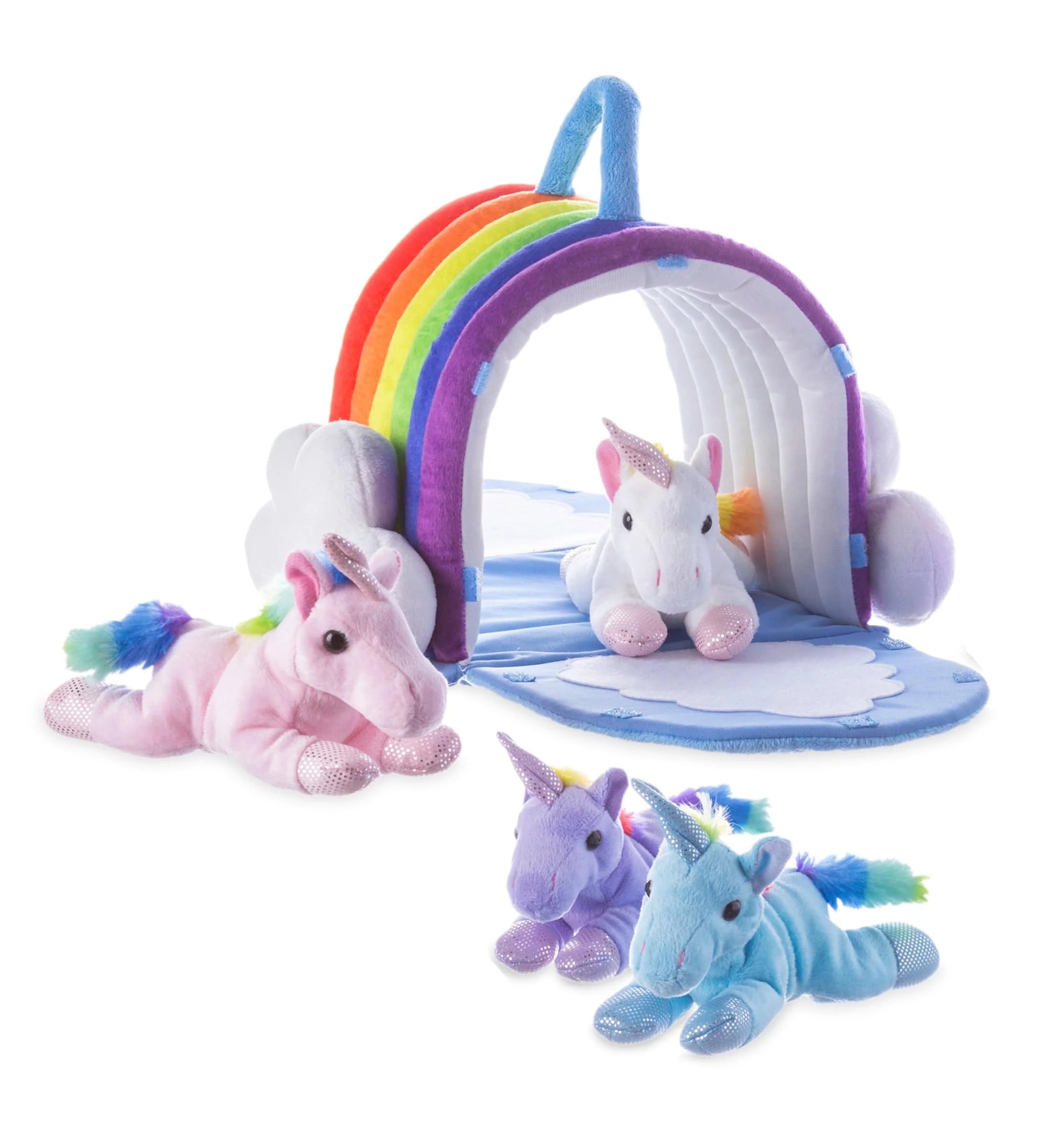 Plush Rainbow Unicorn Play Set by Hearthsong #CG733282