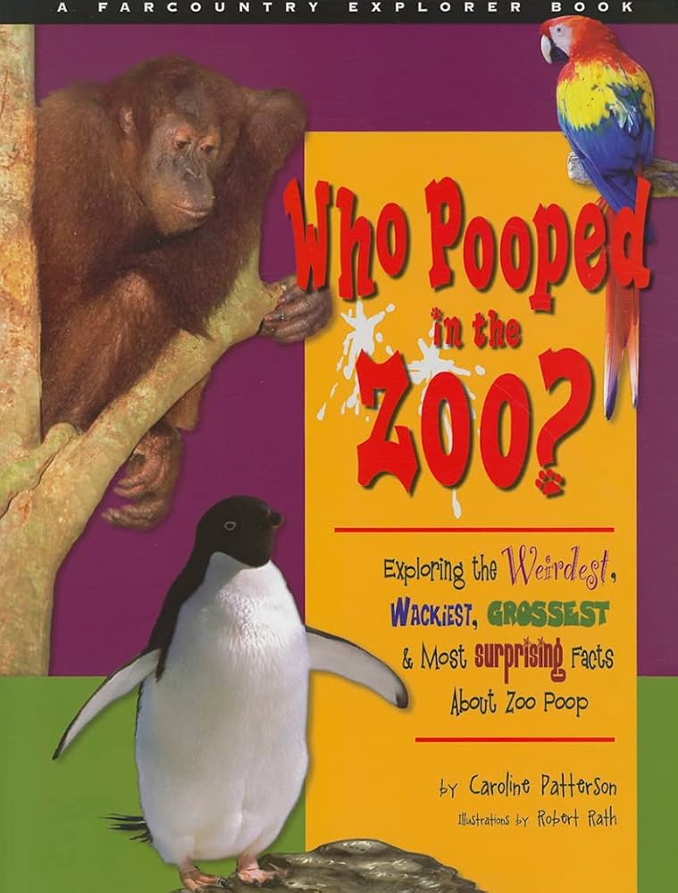 Who Pooped In The Zoo? Book by Farcountry Press