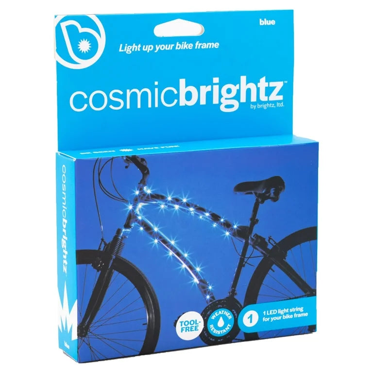 Blue Cosmic Brightz Bike Frame Lights by Brightz