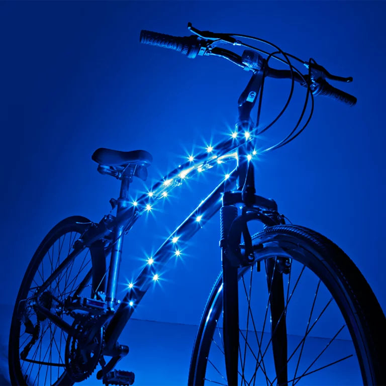 Blue Cosmic Brightz Bike Frame Lights by Brightz