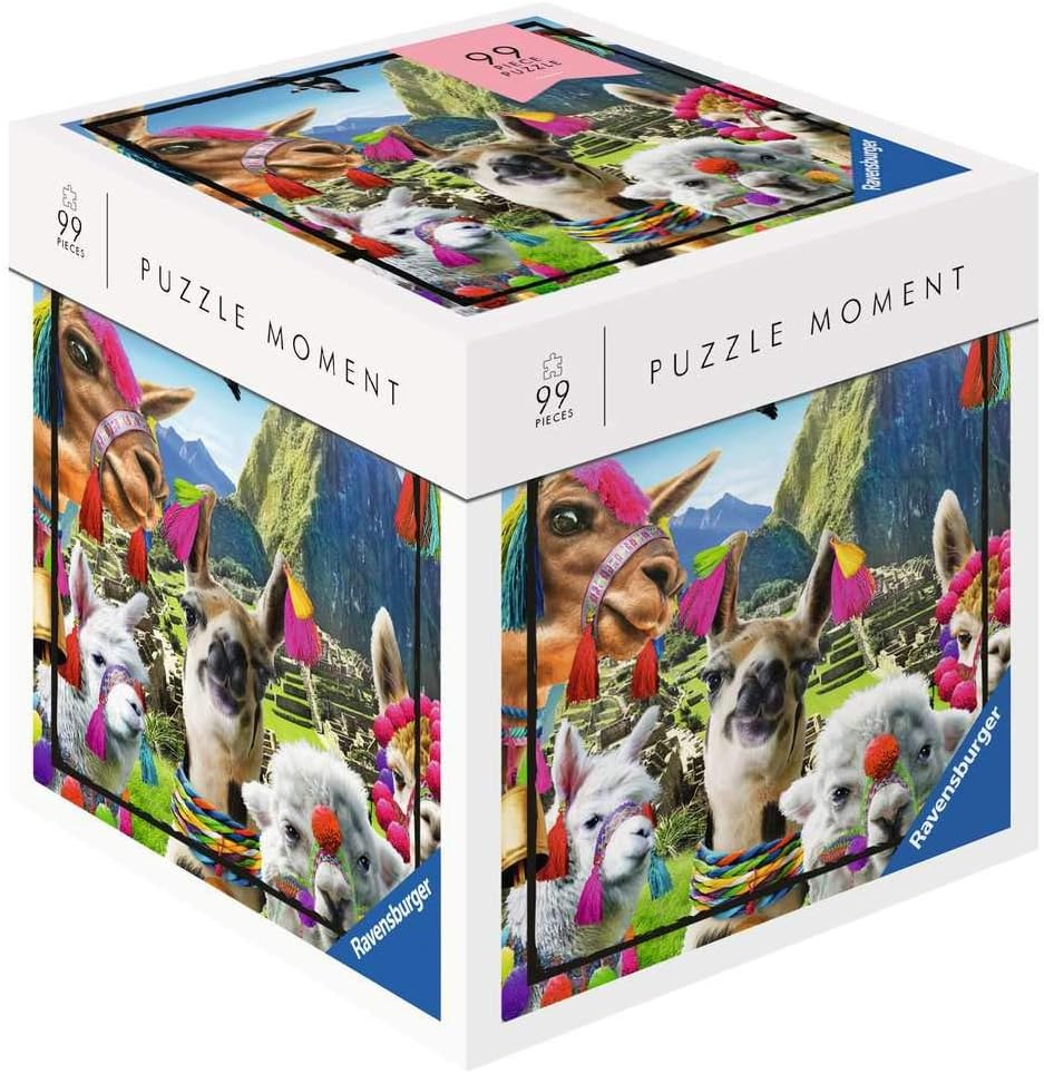 99 Pieces Puzzle Moment - Llamas by Ravensburger