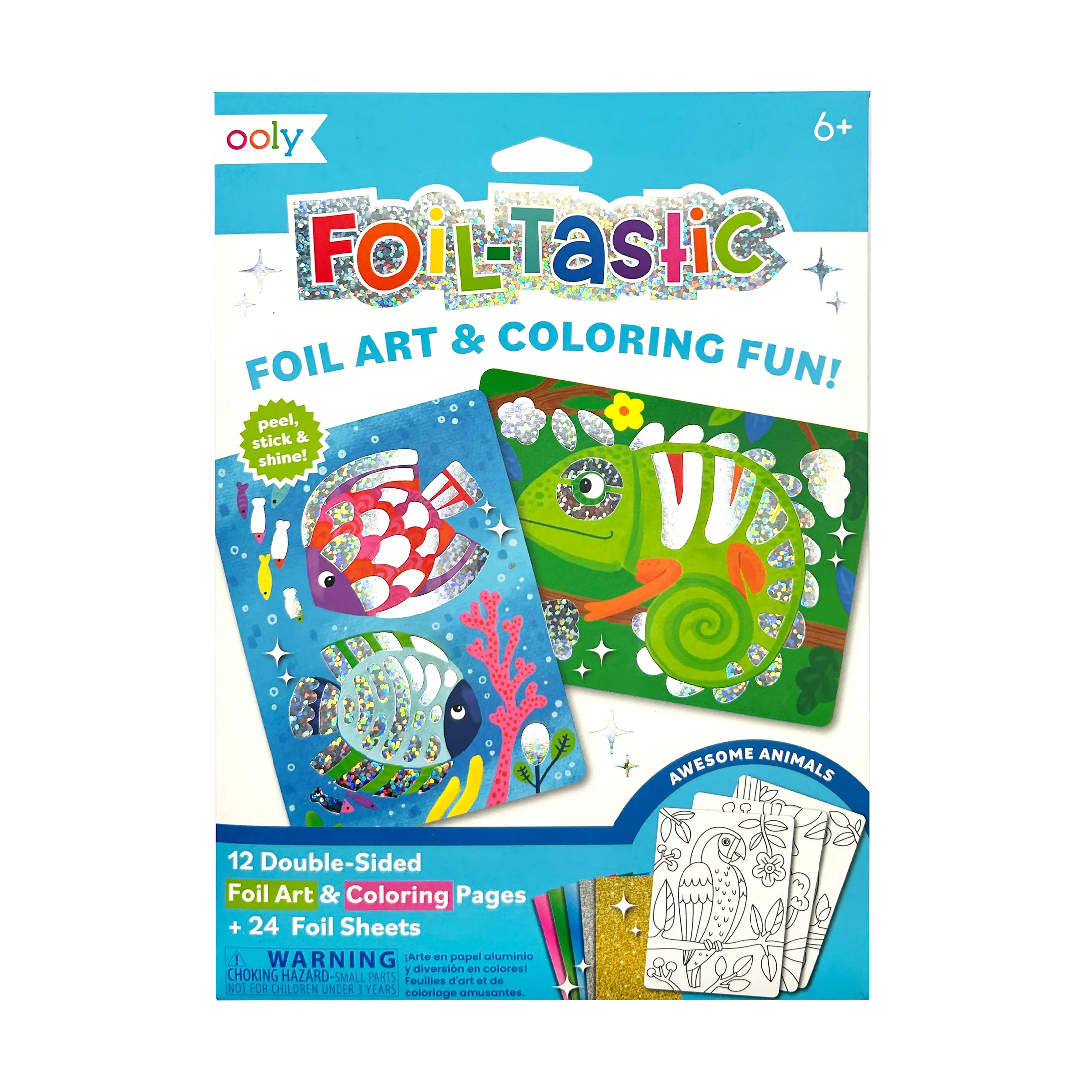 Foil-tastic Foil Art & Coloring Awesome Animals