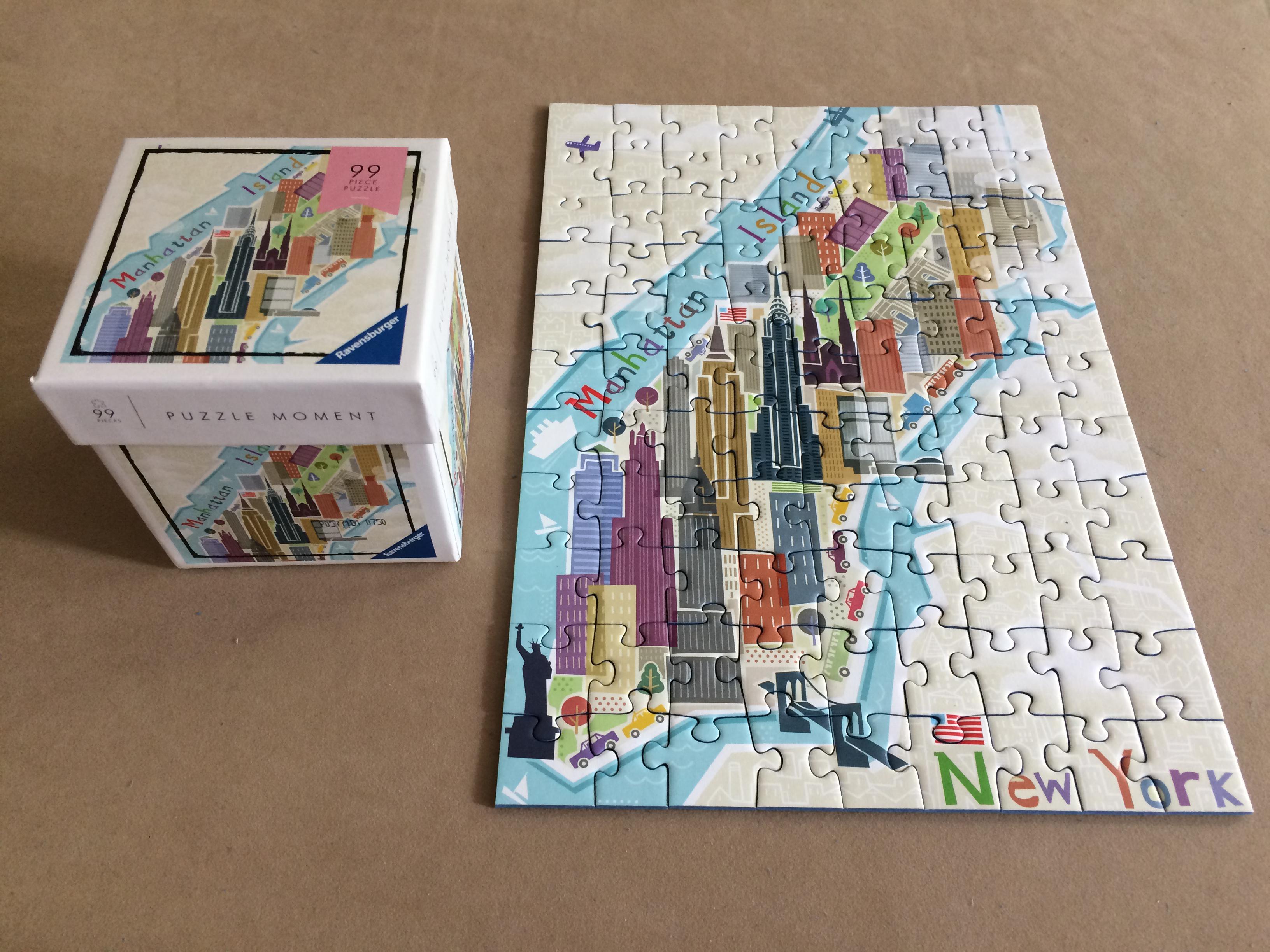 99 Pieces Puzzle Moment - Manhattan Island by Ravensburger