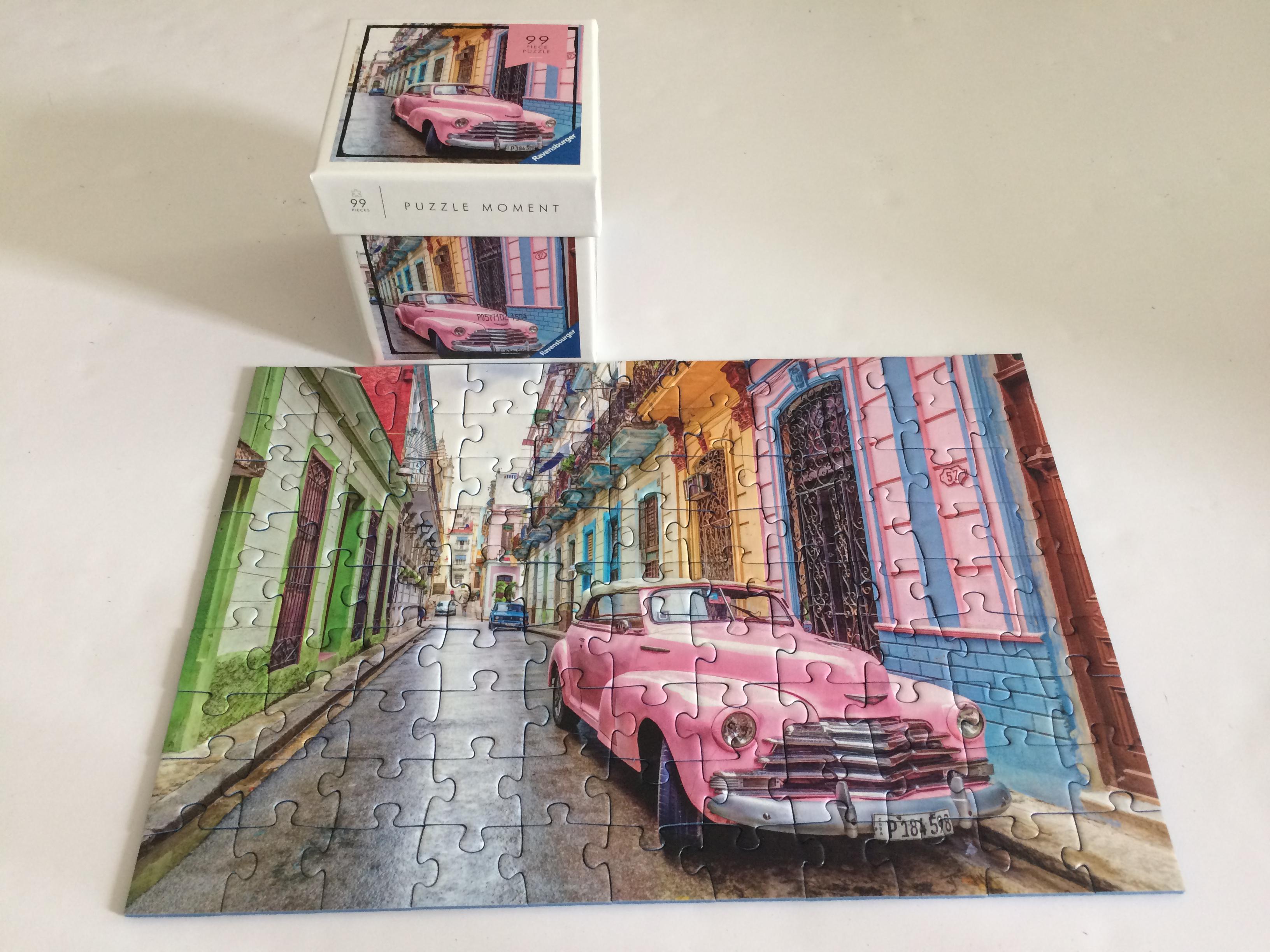 99 Pieces Puzzle Moment - Pink Cadillac by Ravensburger