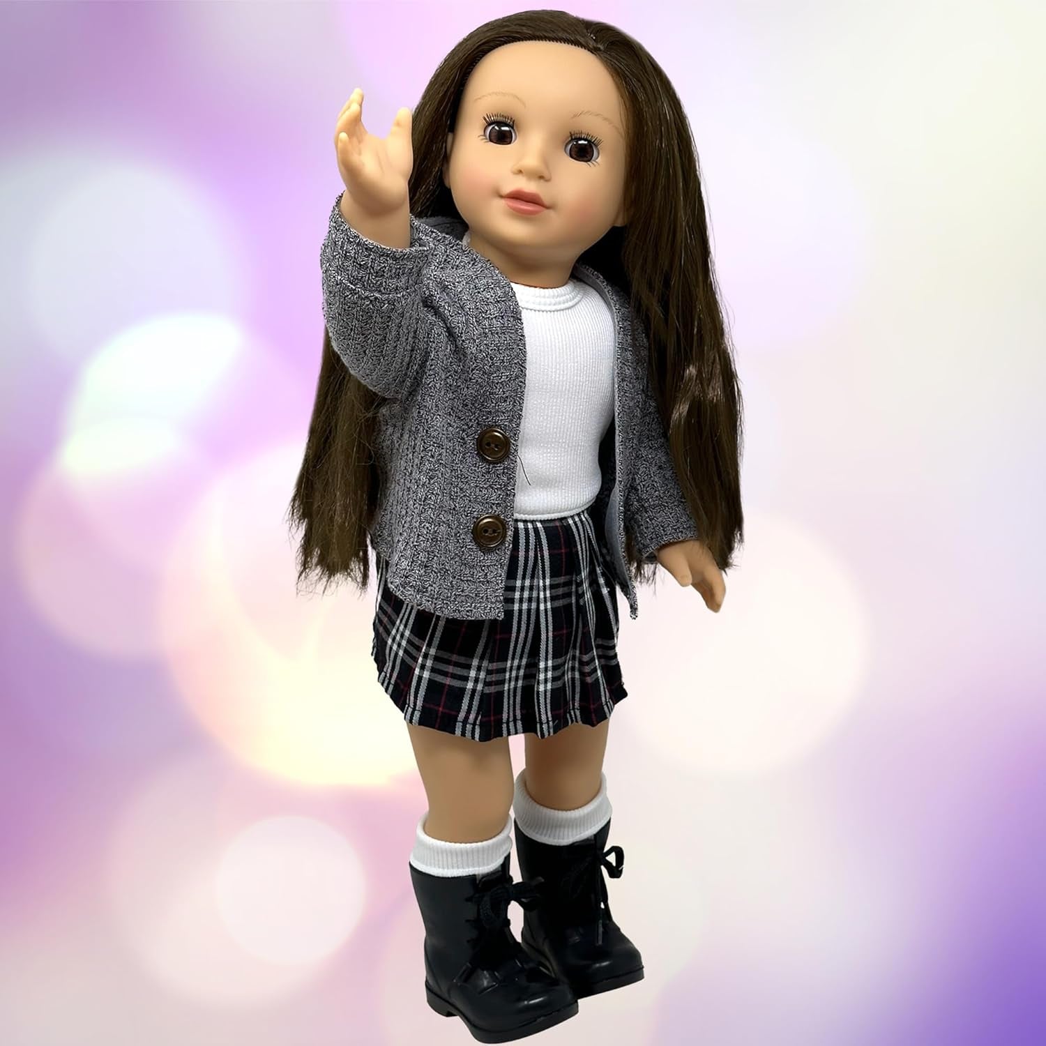 The New York Doll Collection 18” Doll- Brunette Hair #B356