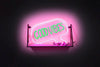 Neon Speech Bubble Message Frame Light Sign by Fizz Creations