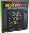 Light Up Neon Effect Message Frame Sign by Fizz Creations
