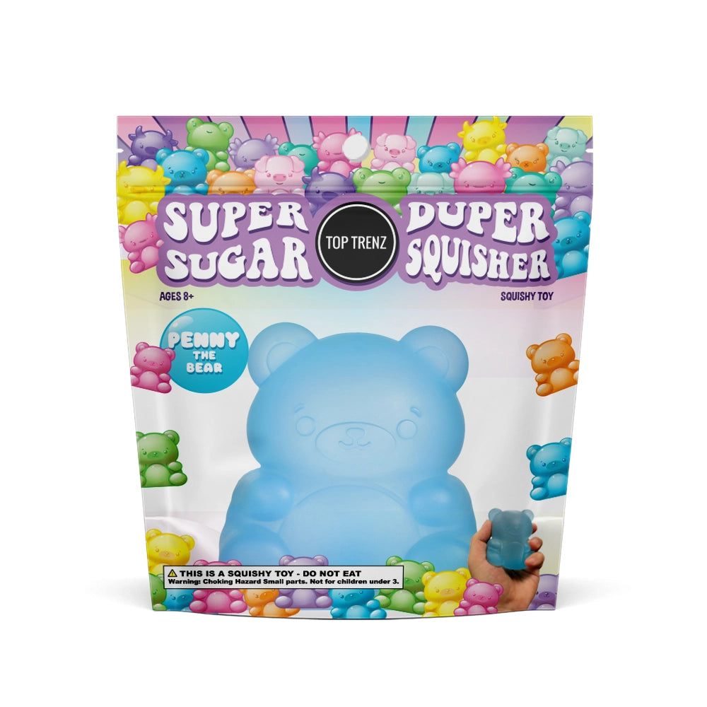 Super Duper Sugar Squisher Toy- Bear