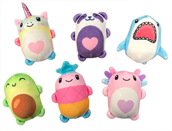 Bubble Stuffed Squishy Friends Original Plush Wrapped Fidget