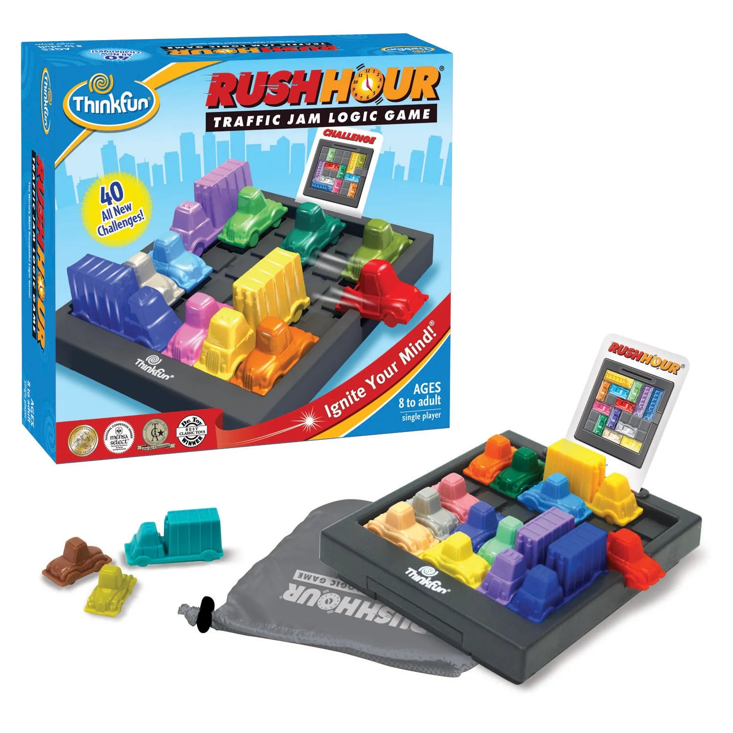 Rush Hour Traffic Jam Logic Game by Thinkfun