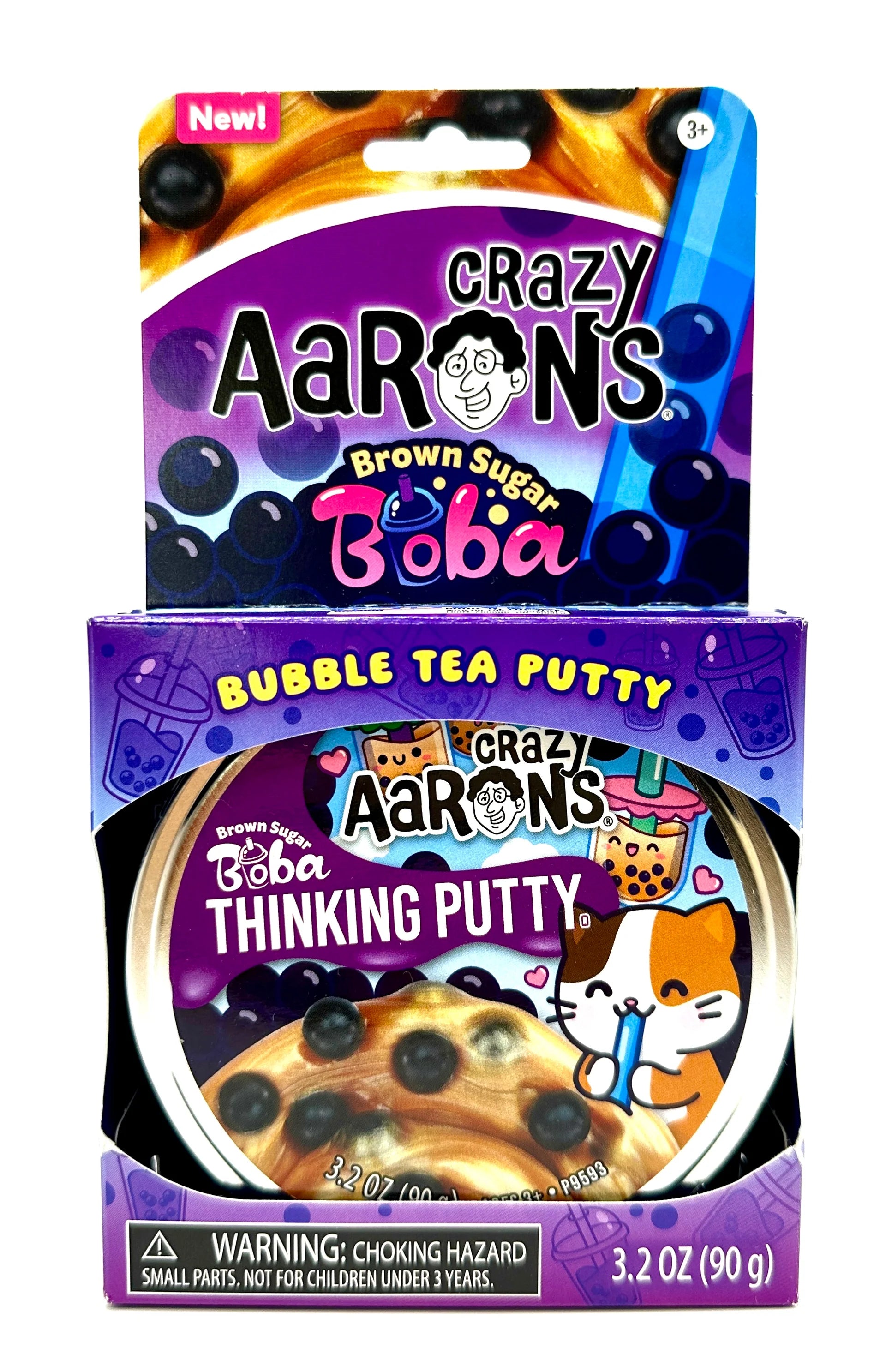 Brown Sugar Boba Thinking Putty by Crazy Aaron's