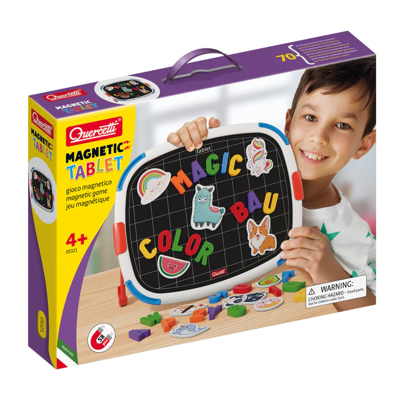 Double Sided Magnetic Board With Letters by Quercetti