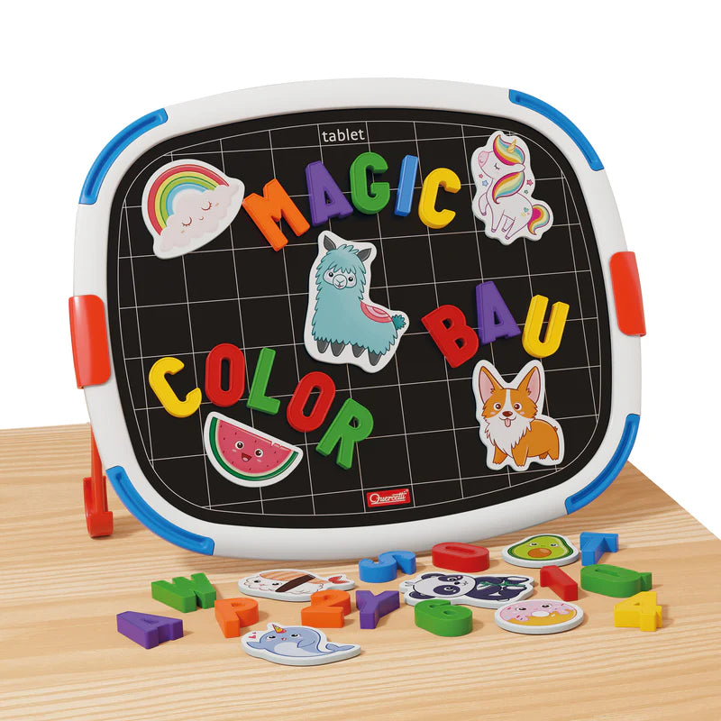 Double Sided Magnetic Board With Letters by Quercetti