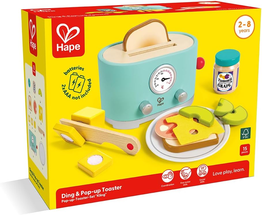 Ding & Pop-up Toaster by Hape # E3215