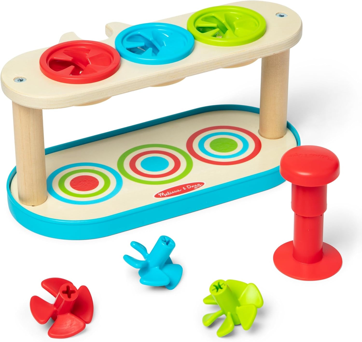 Match & Push Spinning Tops by Melissa & Doug # 31812