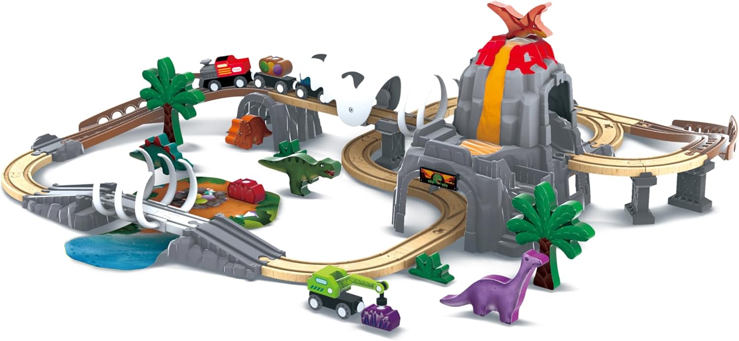 Dinosaur Railway Adventure Set by Hape # E3795